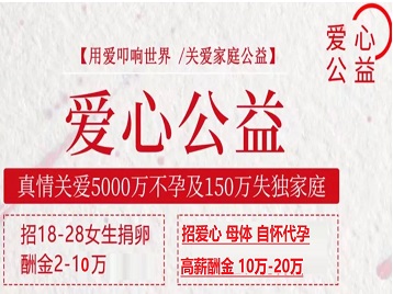 久治捐卵助孕生子 爱心志愿者招募